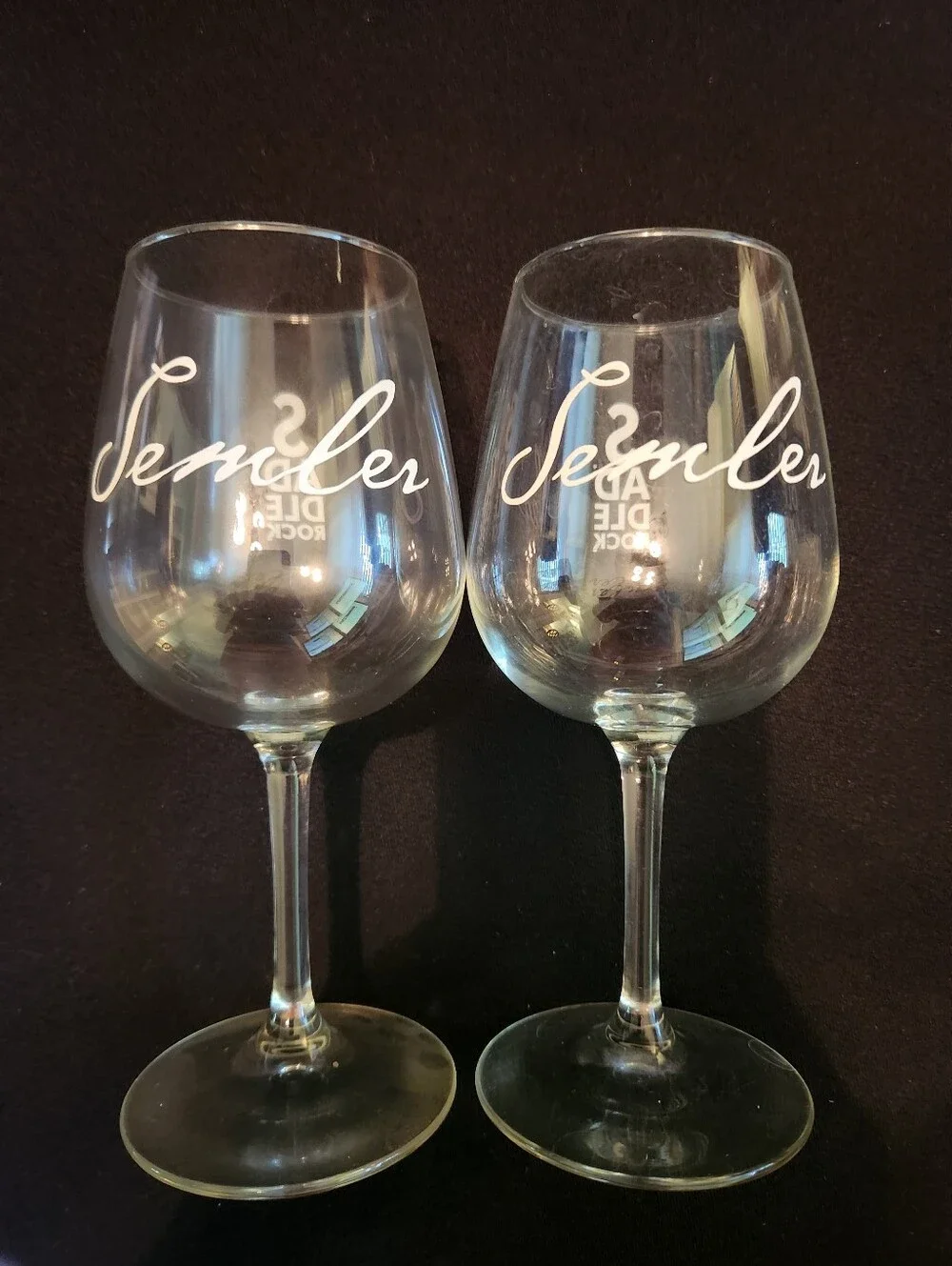 Clear Wine Glasses - Set of 2
